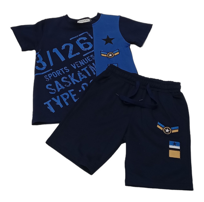 BOY'S CASUAL WEAR 2PCS  SET (21KY23361A)