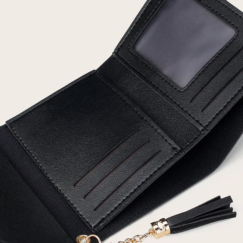 WOMEN'S CAUSAL COLOR DESIGN PU WALLETS