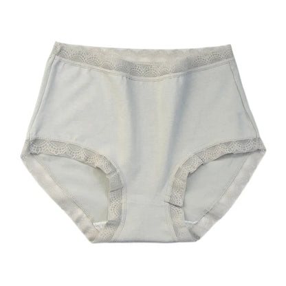 LADIES PURE COTTON HIGHT-WAIST PANTIES