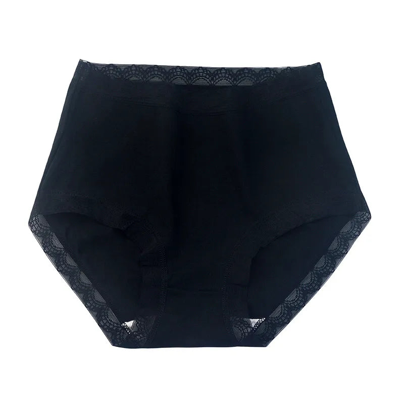 LADIES PURE COTTON HIGHT-WAIST PANTIES