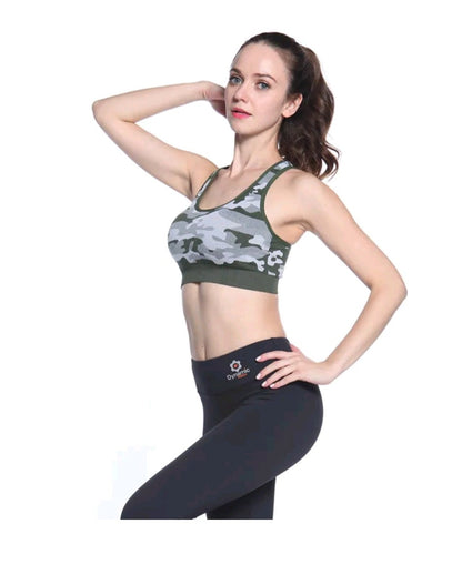 LADIES SPORTSWEAR PRINT YOGA BRA