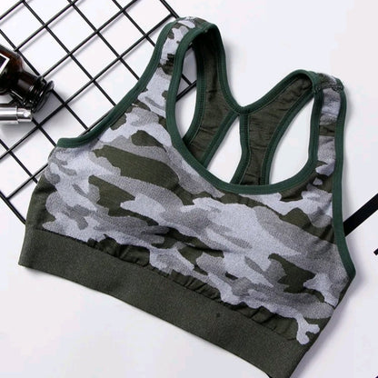 LADIES SPORTSWEAR PRINT YOGA BRA