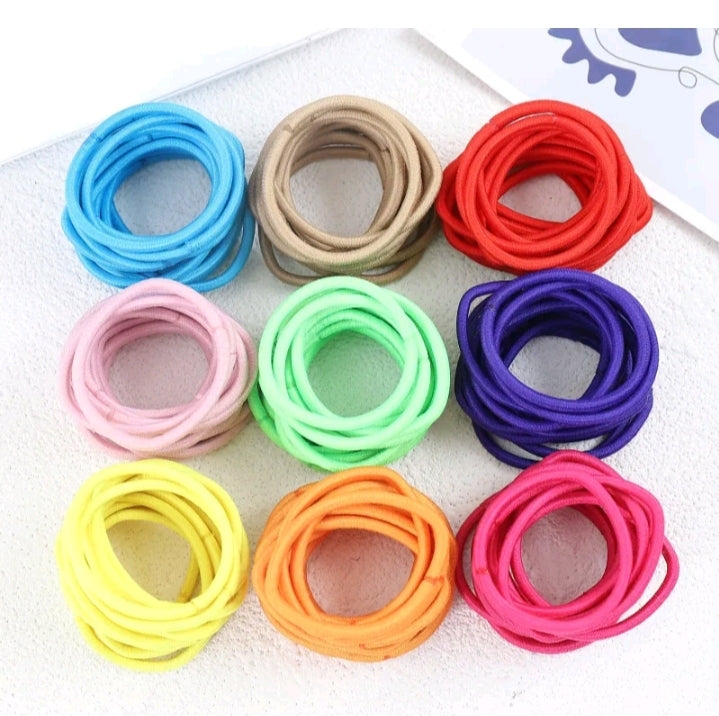 LADIES MULTI COLOUR ELASTIC HAIR BAND