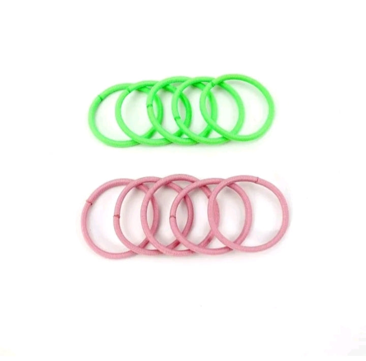 LADIES MULTI COLOUR ELASTIC HAIR BAND