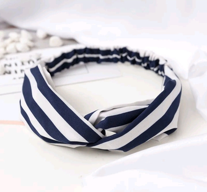 LADIES STRIPED HEADBAND