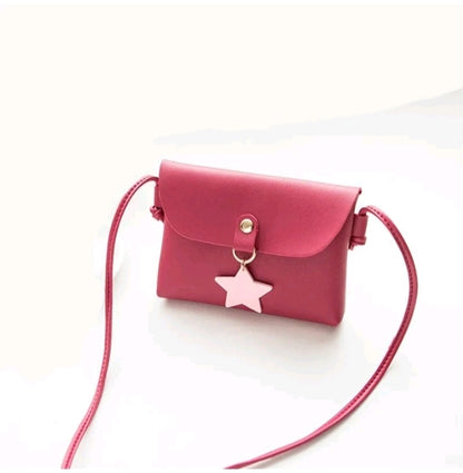 GIRL'S STAR PENDANT CROSSBODY BAG