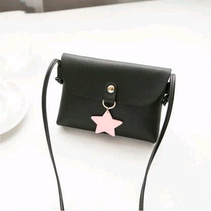 GIRL'S STAR PENDANT CROSSBODY BAG