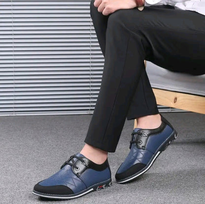 MEN’S LACE-UP LEATHER SHOES