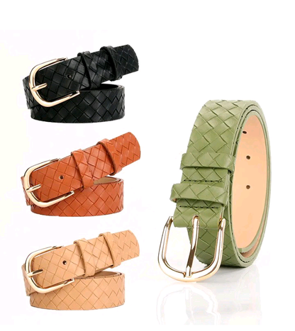 LADIES RHOMBUS BUCKLE BLET