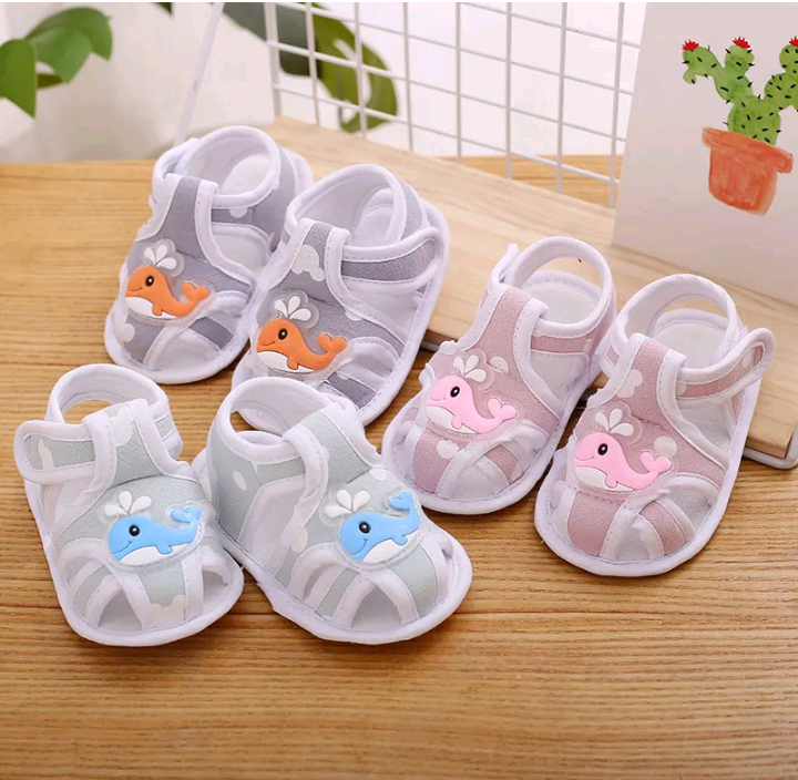 BABY CUTE CASUAL CARTOON ANIMAL SOFT SANDALS