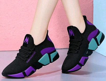 LADIES LACE-UP SNEAKERS