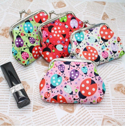 GIRL'S LADYBUG BUCKLE COMPACT PURSE