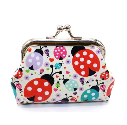 GIRL'S LADYBUG BUCKLE COMPACT PURSE