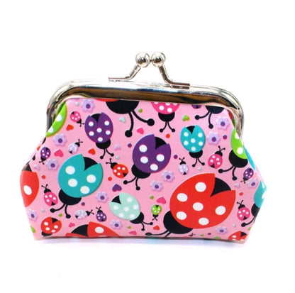 GIRL'S LADYBUG BUCKLE COMPACT PURSE