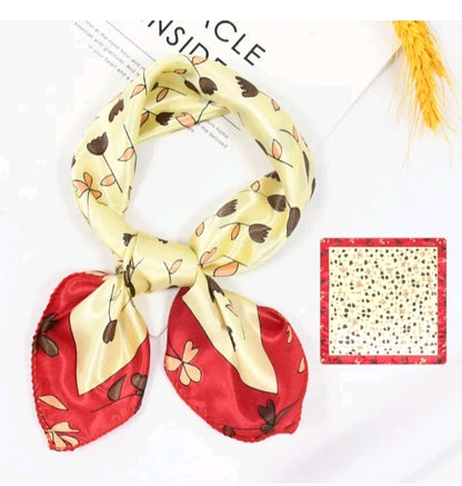 LADIES POLKA DOT LEOPARD PRINT SCARF