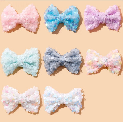 GIRL'S SEQUIN BOW HAIR CLIP