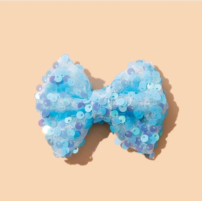 GIRL'S SEQUIN BOW HAIR CLIP