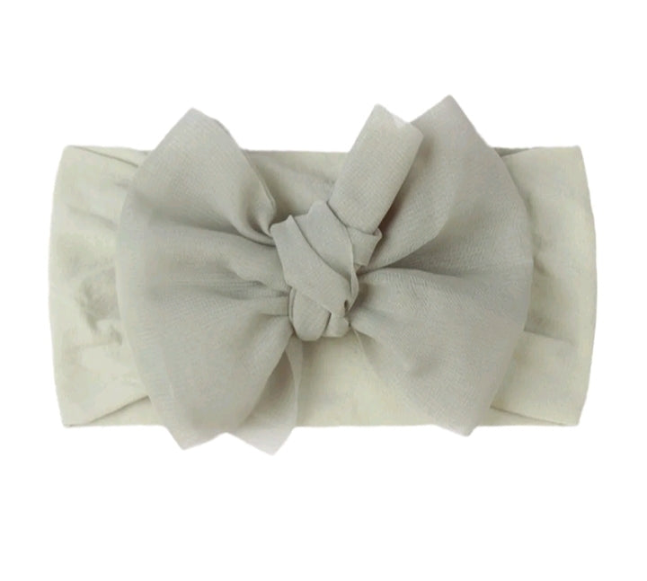 BABY GIRL'S BOWKNOT NYLON HEADBAND