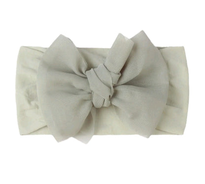 BABY GIRL'S BOWKNOT NYLON HEADBAND