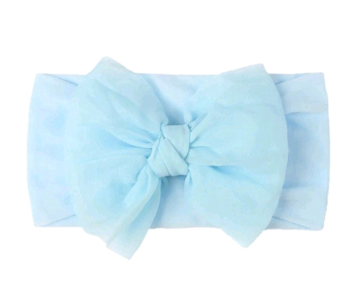 BABY GIRL'S BOWKNOT NYLON HEADBAND