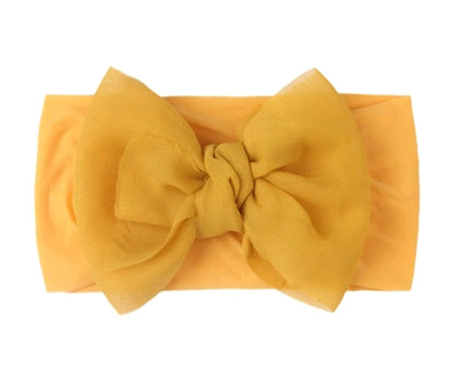 BABY GIRL'S BOWKNOT NYLON HEADBAND