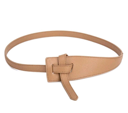 LADIES KNOTTED DESIGN PV BELT