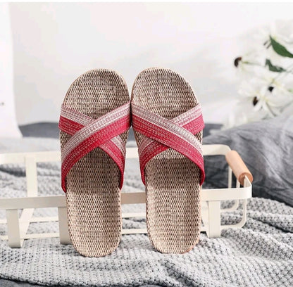 GIRL'S LINEN HOUSE SLIPPERS