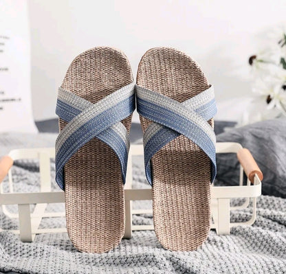 GIRL'S LINEN HOUSE SLIPPERS