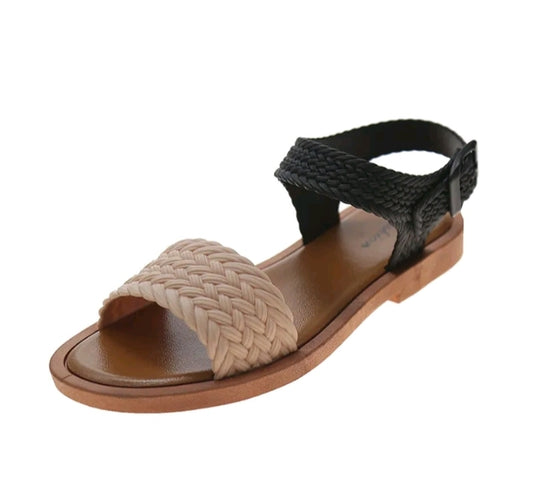 GIRL'S STRAP FLAT SANDALS