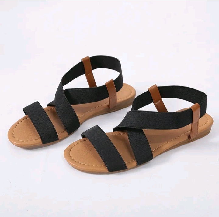 GIRL'S ELASTIC BAND LEISURE SANDALS