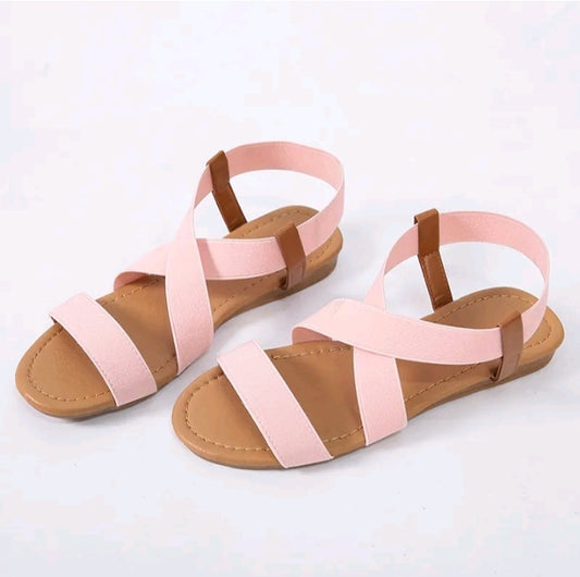 GIRL'S ELASTIC BAND LEISURE SANDALS