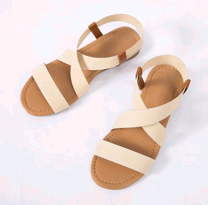 GIRL'S ELASTIC BAND LEISURE SANDALS