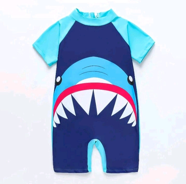 BOY'S DINOSAUR PRINT SWIMSUIT