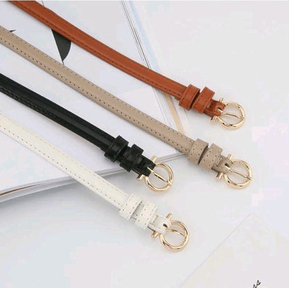 LADIES PIN BUCKLE THIN BELT