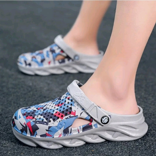 MEN'S BREATHABLE COLOUR SLIPPERS