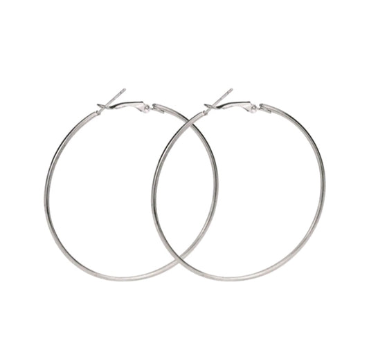 LADIES METAL HOOP EARRINGS