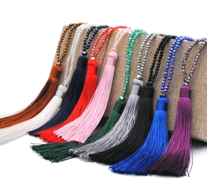 LADIES DECOR TASSEL NECKLACE