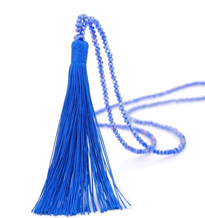 LADIES DECOR TASSEL NECKLACE