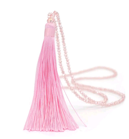 LADIES DECOR TASSEL NECKLACE