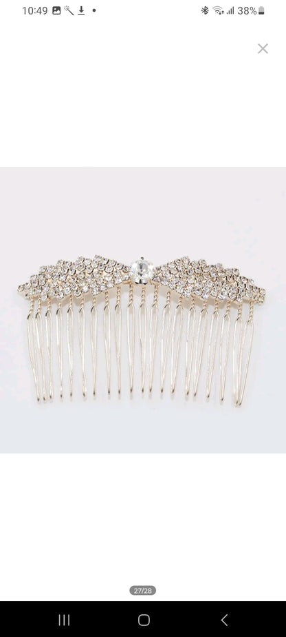 LADIES DIAMOND SHAPED BANGS HAIR COMB