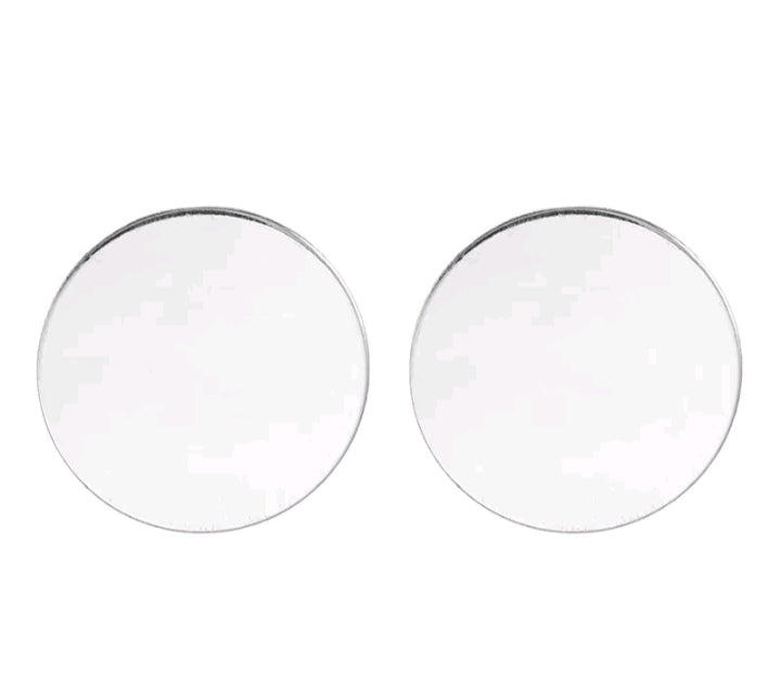 LADIES GLOSSY ROUND EARRINGS