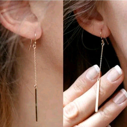 LADIES LONG DANGLE EARRINGS