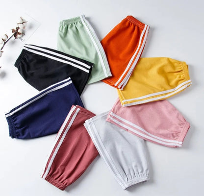 UNISEX CASUAL STRIPS SHORTS