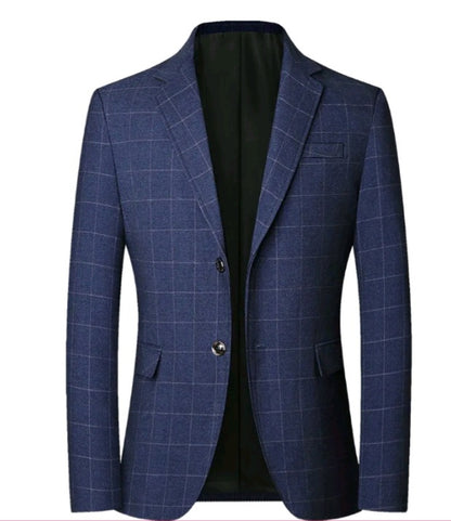 MEN'S SPRING STRIP LAPEL SUIT COAT