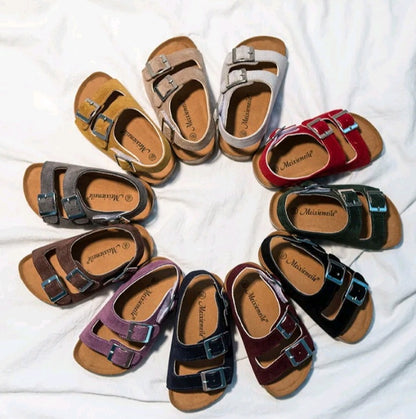 KID'S BUCKLE DESIGN SANDALS