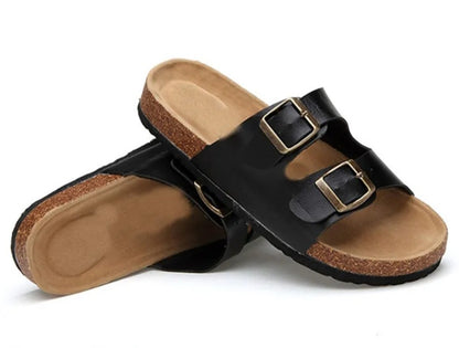 MEN'S DOUBLE BUCKLE BEACH SLIPPERS