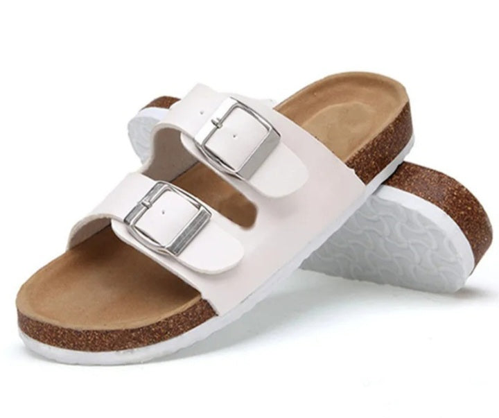 MEN'S DOUBLE BUCKLE BEACH SLIPPERS