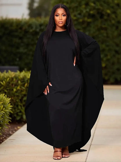 LADIES LOOSE LONG SLEEVE DRESS
