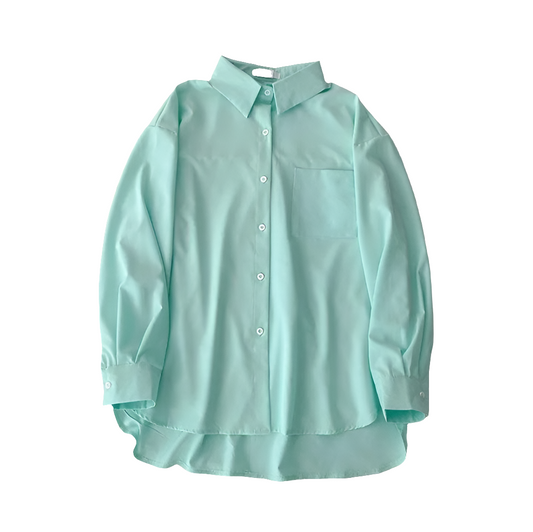 LADIES LOOSE LONG SLEEVE SHIRT