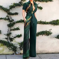 LADIES LONG SLEEVE LOOSE JUMPSUIT